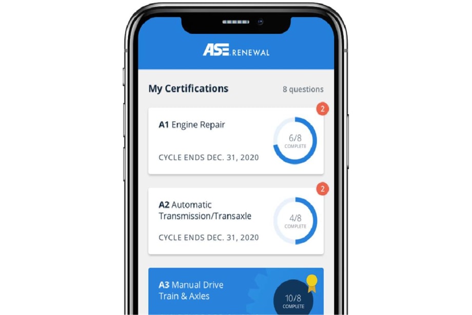 ASE Renewal App Now Lets Employers Offer Recertification Benefits