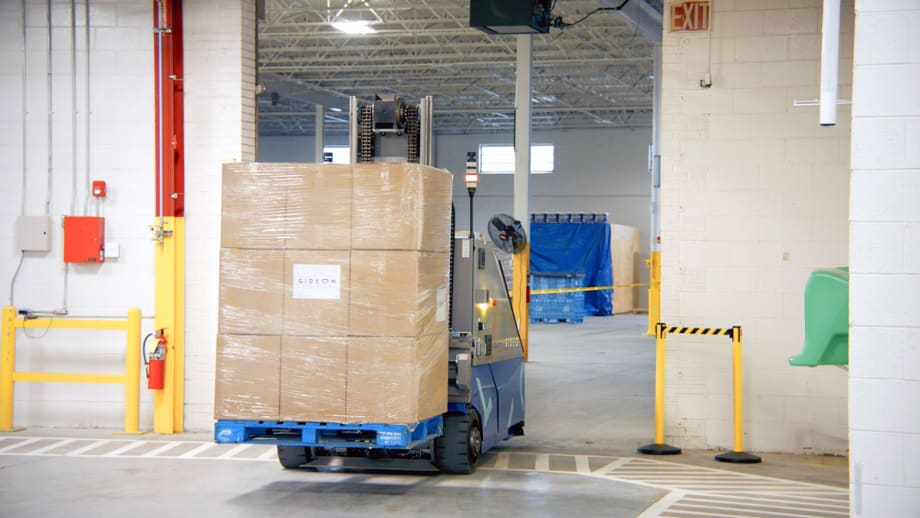 Autonomous Forklift Can Load, Unload Trailers