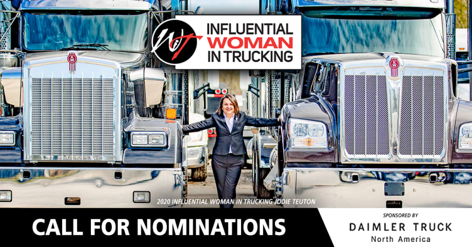 WIT Calls for Influential Woman in Trucking Nominations