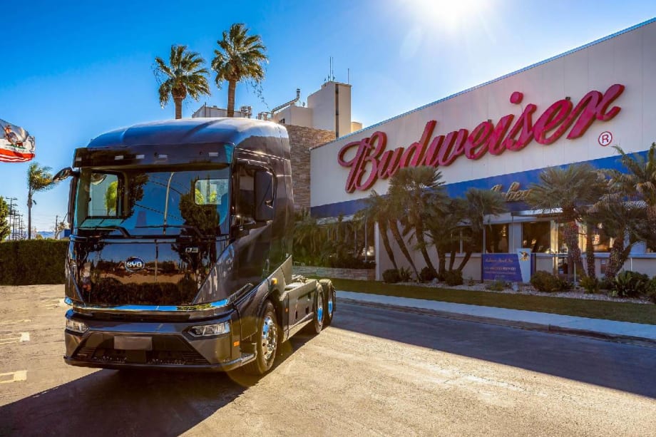 Anheuser-Busch Delivers with Zero-Emission Fleet