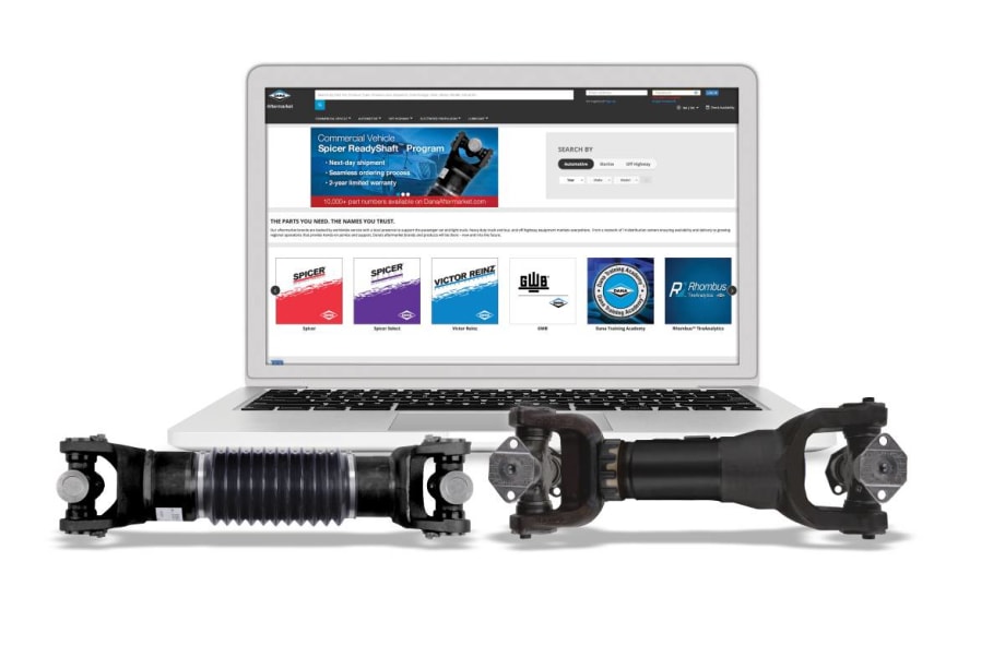 Spicer ReadyShaft Program Simplifies Driveshaft Ordering