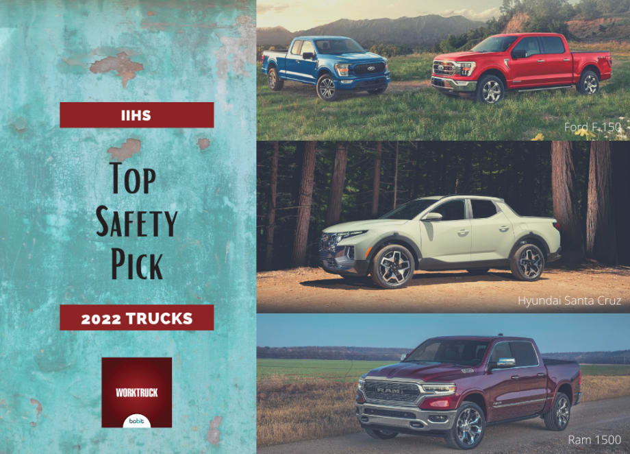 IIHS Names Top Safety Pick Truck Winners