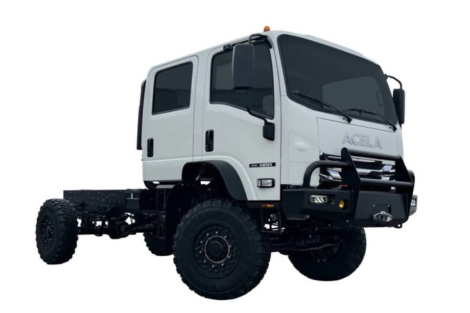 Acela Introduces 4x4 High Mobility Class 5 Cab-Over Truck Chassis
