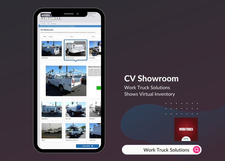 Work Truck Solutions CV Showroom Offers Virtual Inventory 