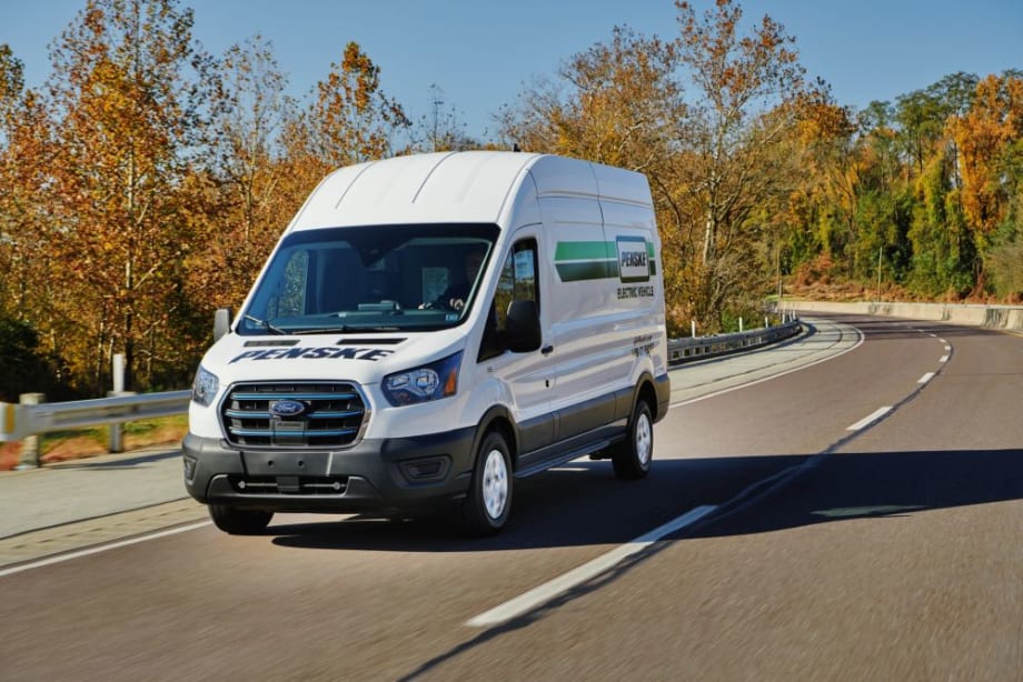 Penske Adds Ford E-Transit Cargo Vans to Rental & Leasing Fleet