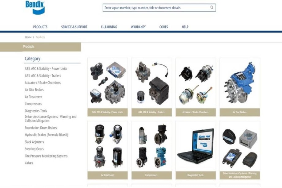 Bendix Streamlines Online Ordering Processes