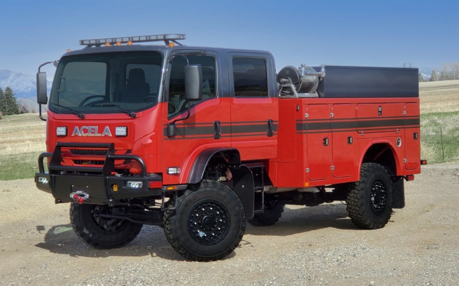 Acela Introduces Wildland Urban Interface Fire Truck Chassis