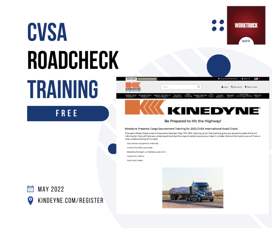 Kinedyne Offers Free Cargo Securement Regulation Training 