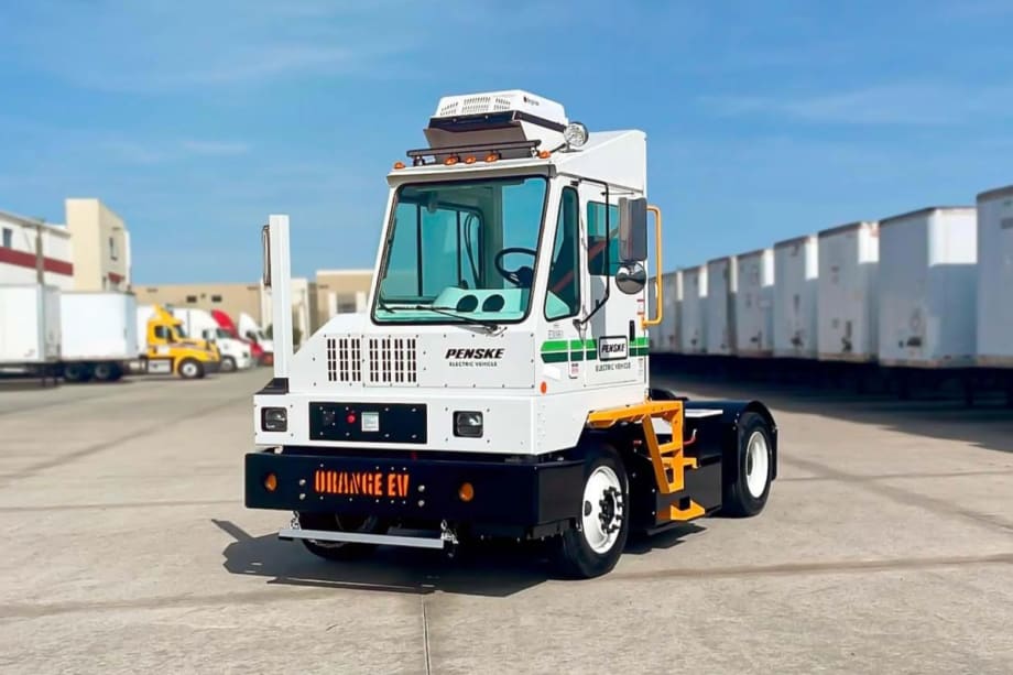 Penske Truck Leasing Adds Orange EV Terminal Trucks to Offering