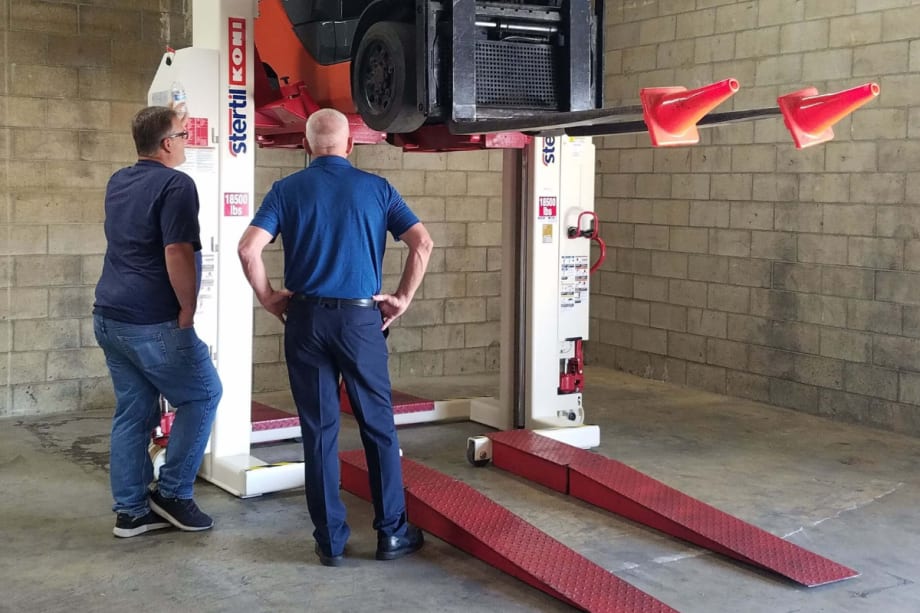Stertil-Koni Forklift Adapter Can Help Ease Supply Chain Woes