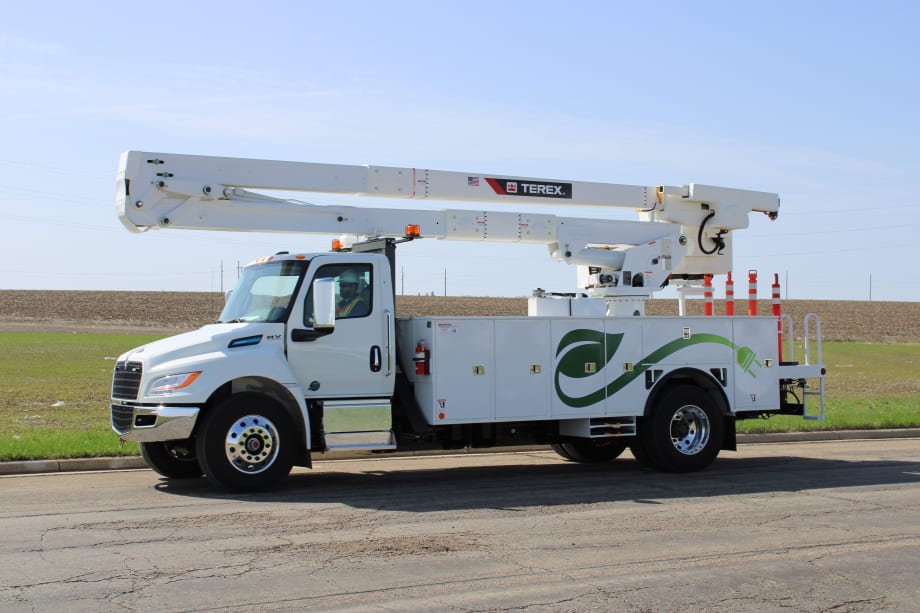 Terex Names First 9 Utilities to Order New All-Electric Bucket Truck