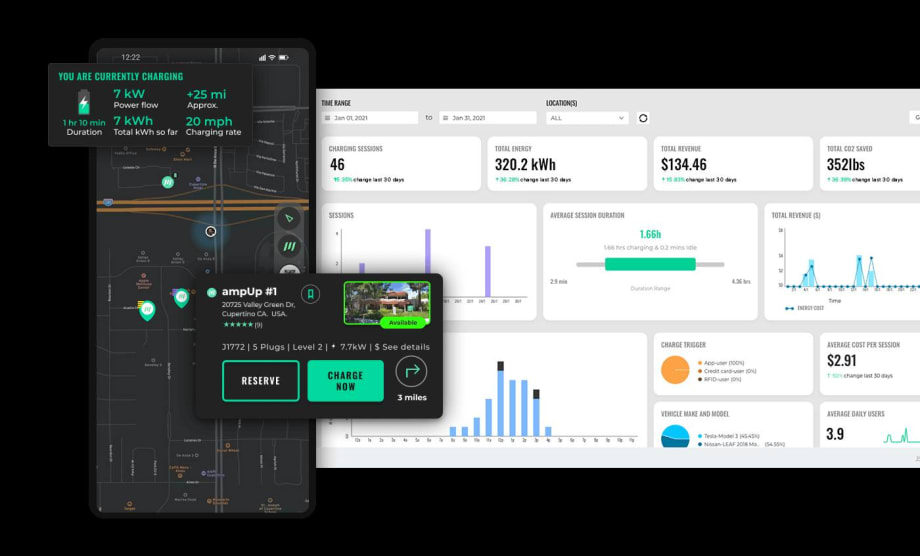 Holman Invests in EV Management Software Provider AmpUp