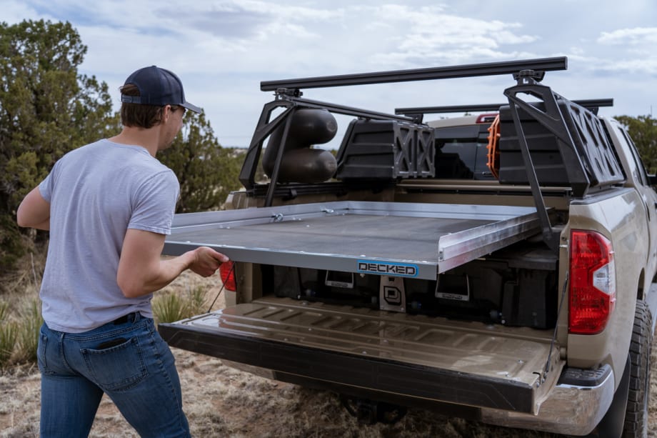 Decked's Bed Slide System Now Compatible with Drawer System