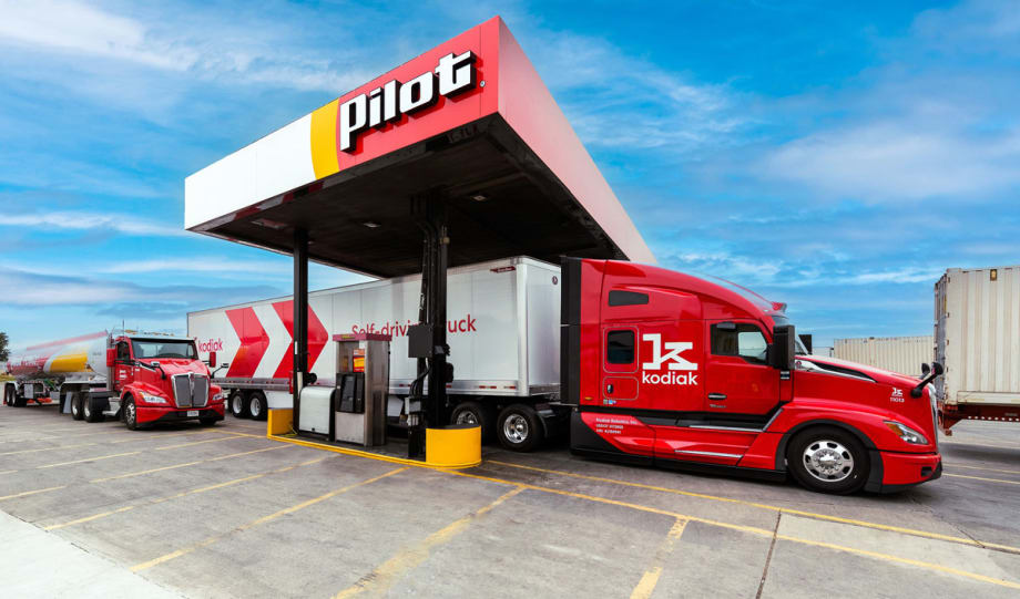 Kodiak, Pilot Partner on Autonomous-Truck Services
