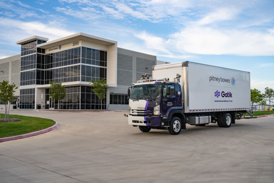 Gatik & Pitney Bowes Partner on Medium-Duty Autonomous Trucks