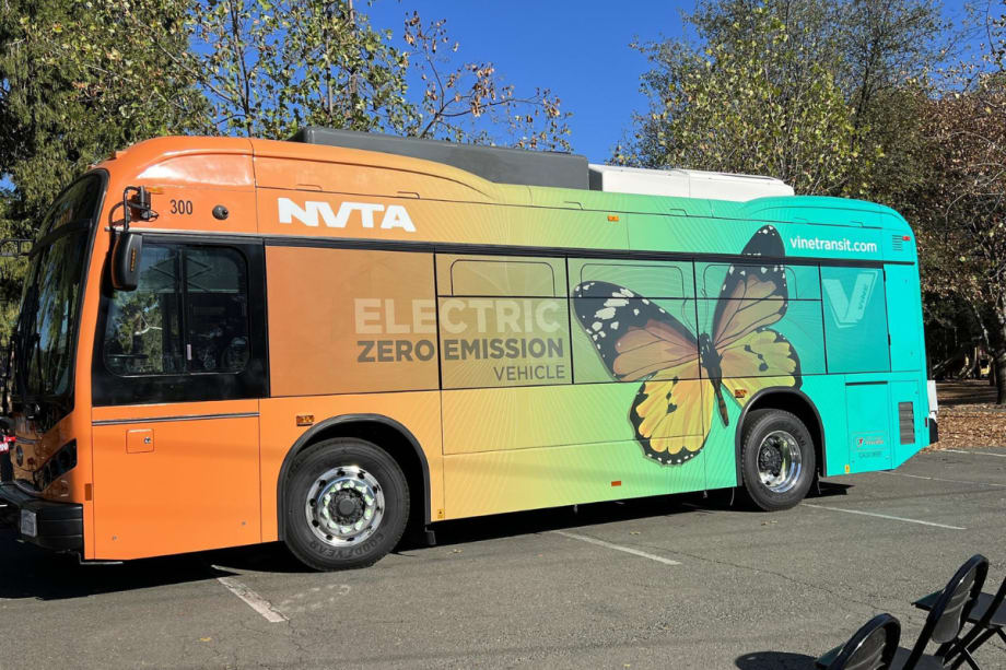 NVTA Debuts Fleet of Zero-Emission BYD Buses 