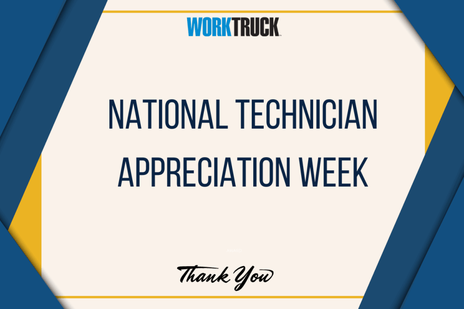 It's National Technician Appreciation Week