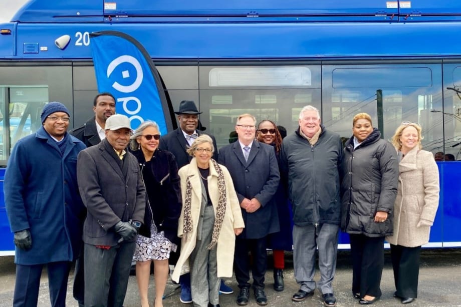 Officials Celebrate Grant for Pace Harvey Transportation Center