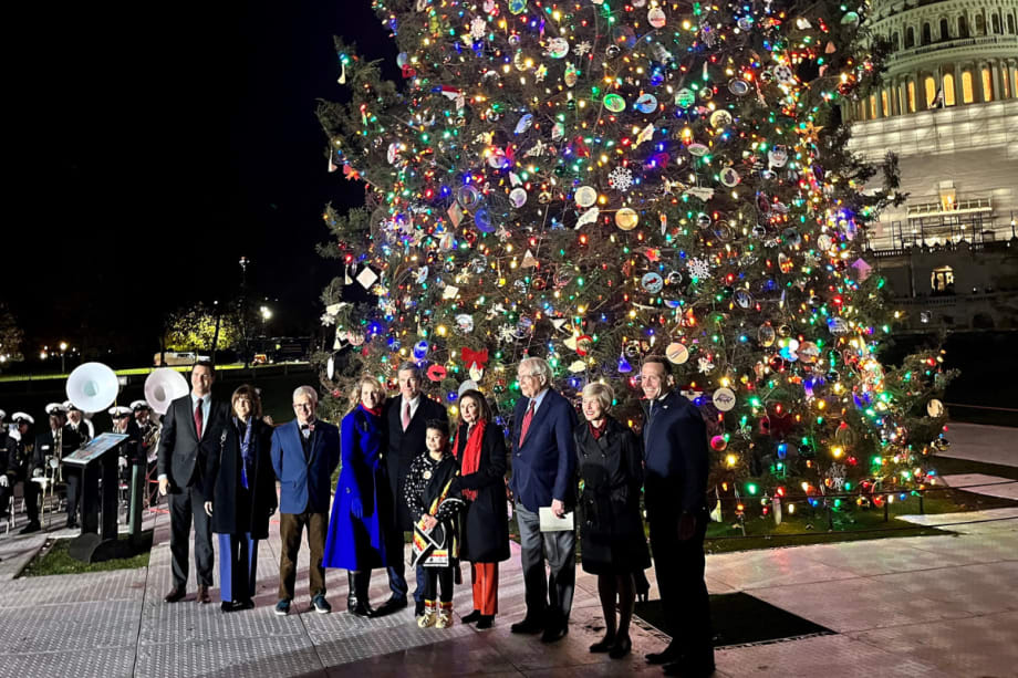 Dreams Come True During US Capitol Christmas Tree Tour