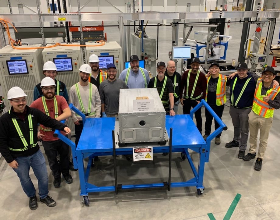 Lion Electric Produces First Lithium-Ion Battery Pack