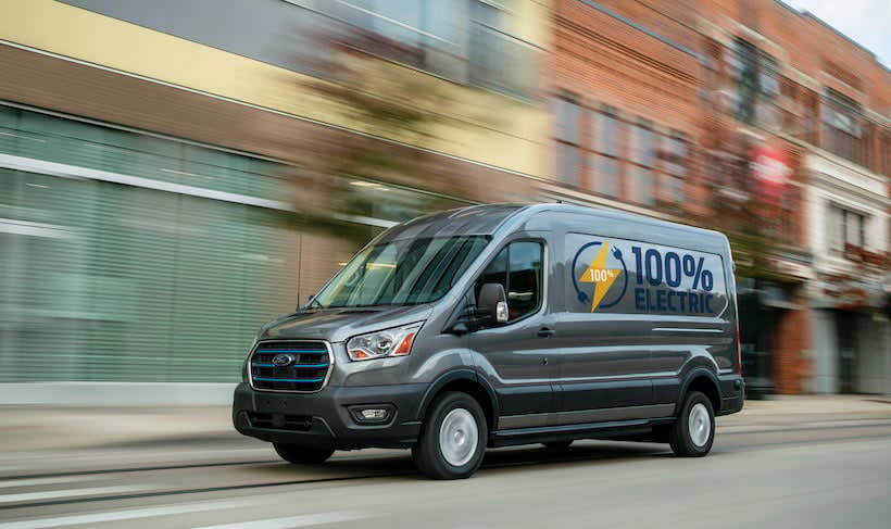 Ford E-Transit Starts Under $45,000, Has Estimated 126-Mile Range 