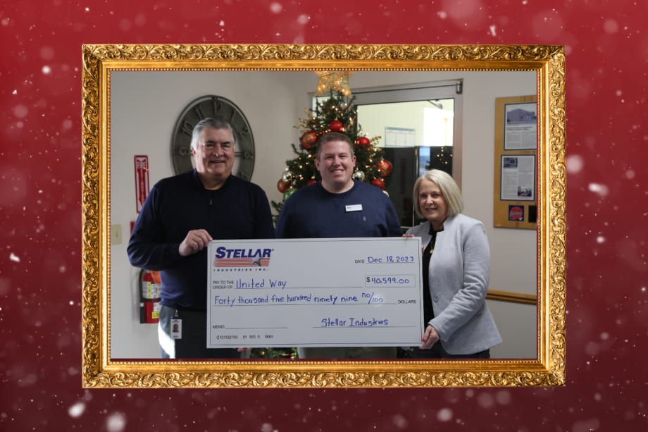 Stellar Sets New Record Donation to United Way 
