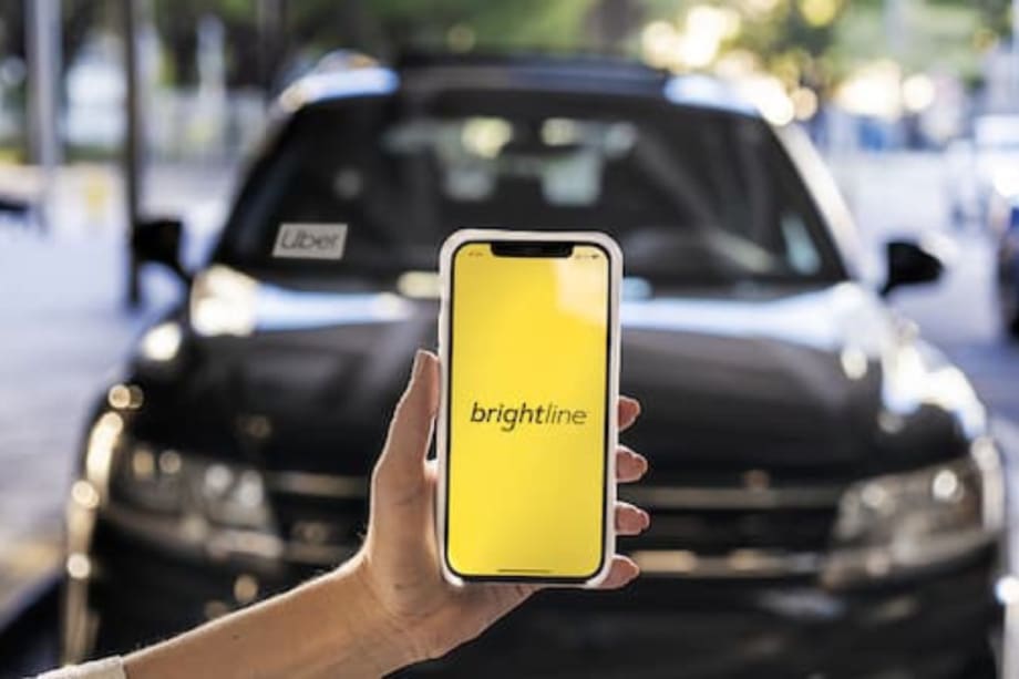 Brightline, Uber Partner to Offer Rideshare Option