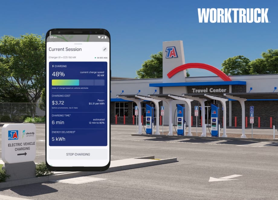 TA and Electrify America Expand Electric Truck Charging