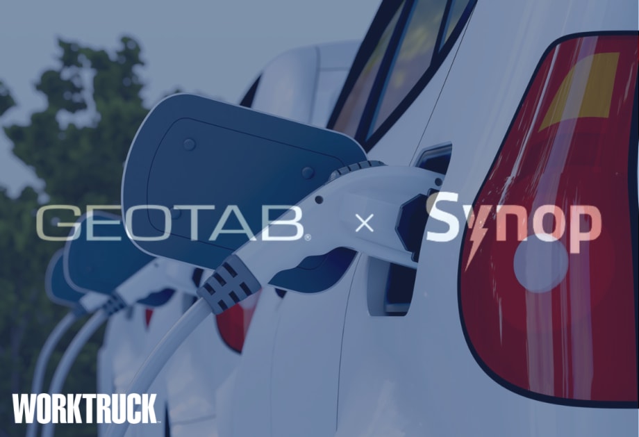 Synop & Geotab Partner for EV Charging Integration