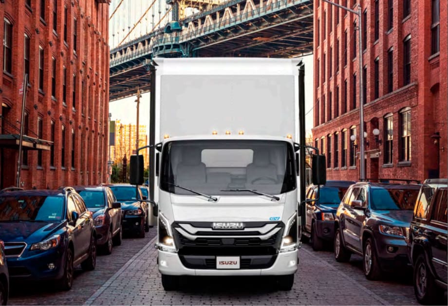 Isuzu Announces Class 5 EV at Work Truck Week
