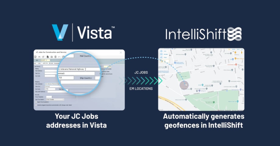 IntelliShift & Vista Automate Construction Fleet Data