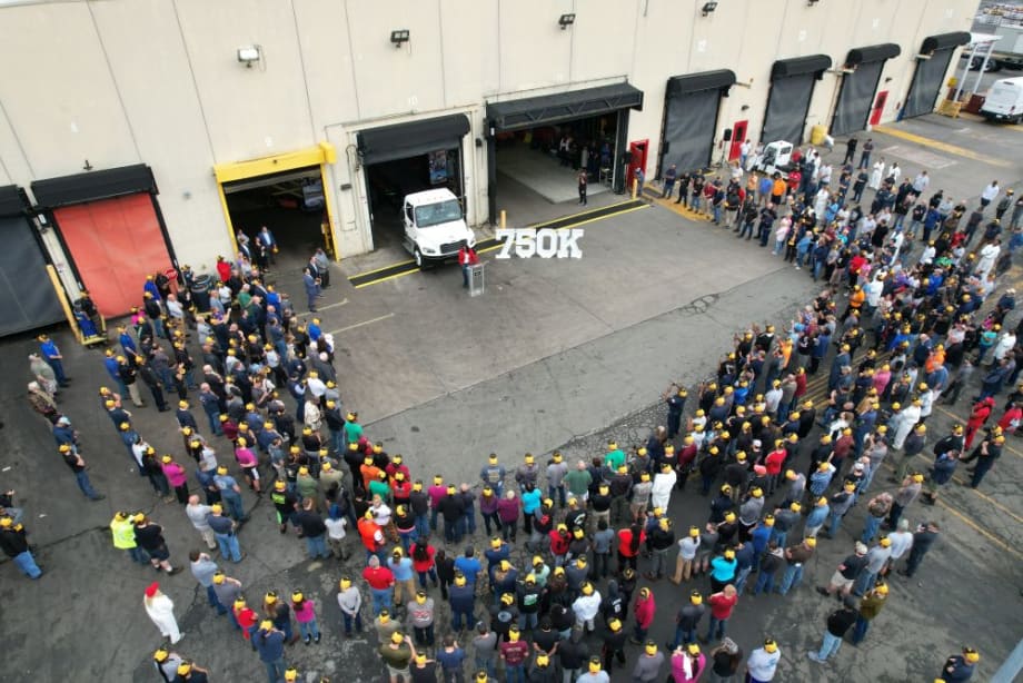 DTNA Celebrates 750,000th Truck at Mount Holly Plant