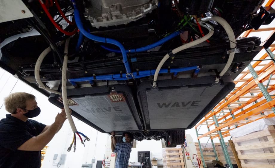 Wireless Charging for Electric Work Trucks