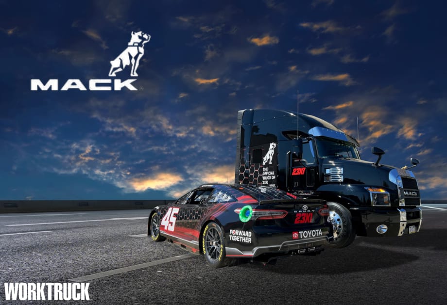 Mack Trucks Supports 23XI Racing With Mack MD