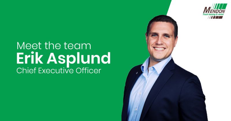 Mendon Announces Erik Asplund as CEO