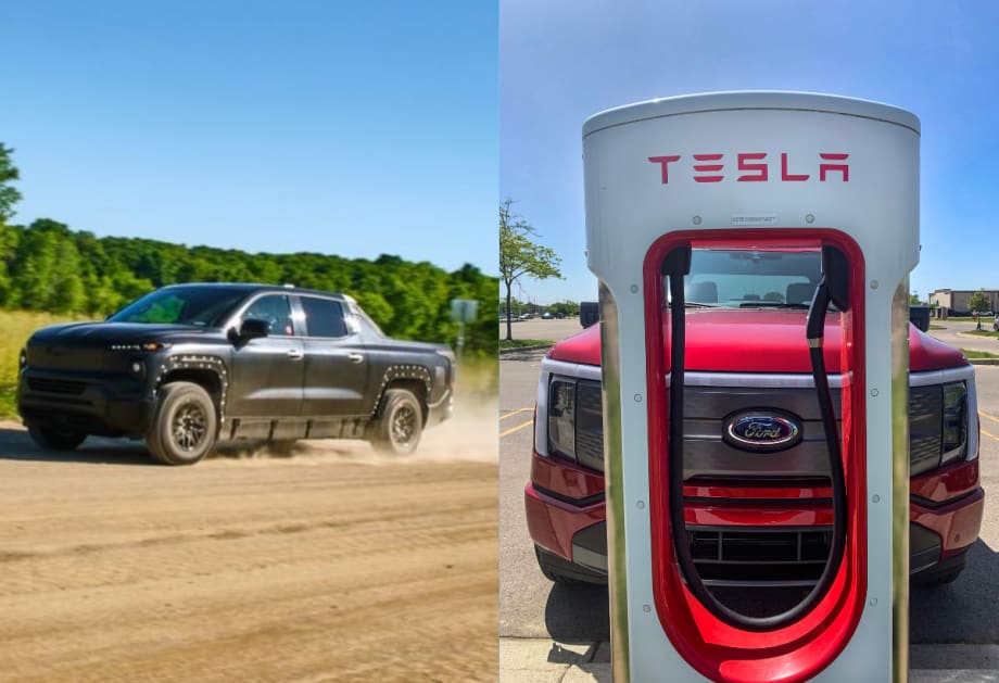 Silverado EV & F-150 Lightning Get Access to Tesla Superchargers
