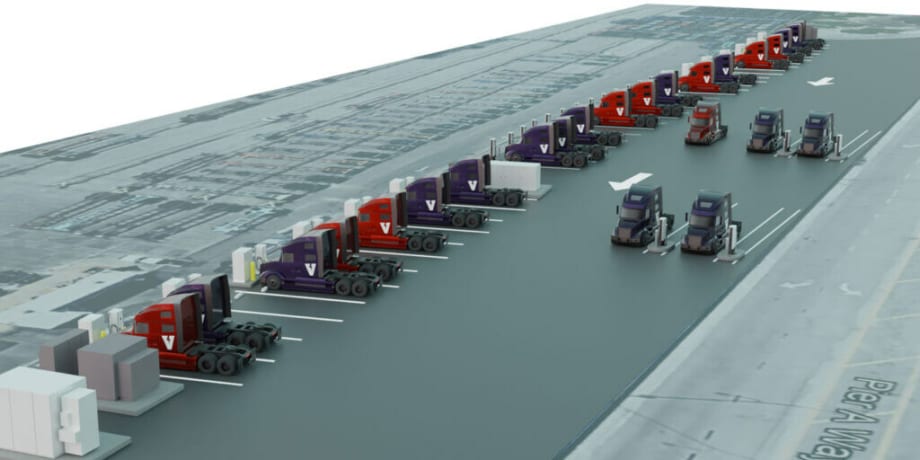WattEV Opens Heavy-Duty Truck Charging Depot at Port of Long Beach