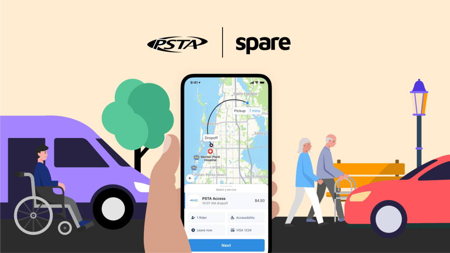 Spare, PSTA Partner to Expand Same-Day Paratransit Services