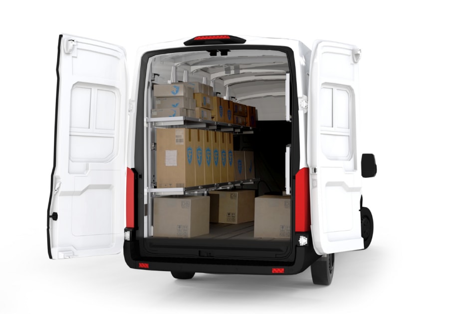 FoldPro Shelving for Last-Mile Delivery