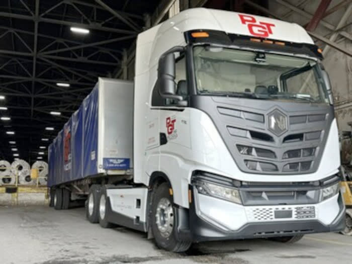 PGT Running Dedicated Route with Nikola Electric Truck