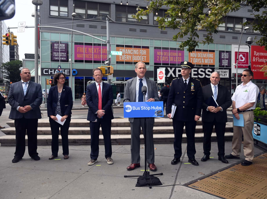 New York MTA Begins Bus Stop Hub Approach