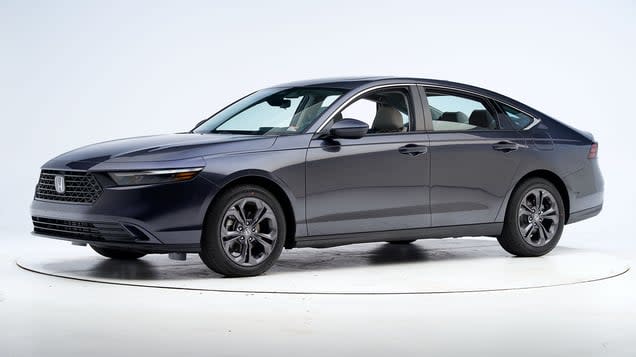 Honda Accord is Safety Standout in Rear-Seat Protection