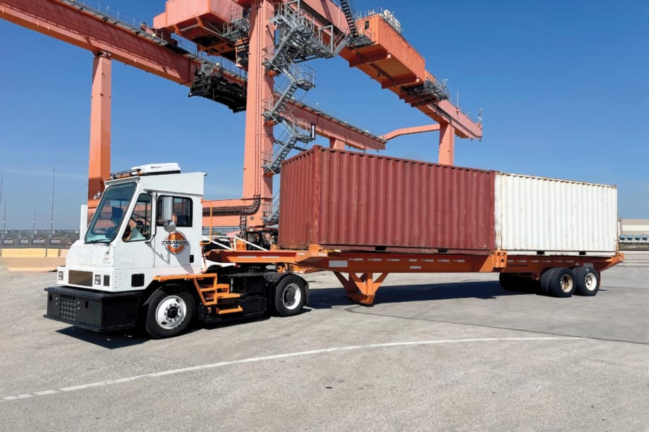 Orange EV Husk-e Terminal Truck Offers More Battery Capacity
