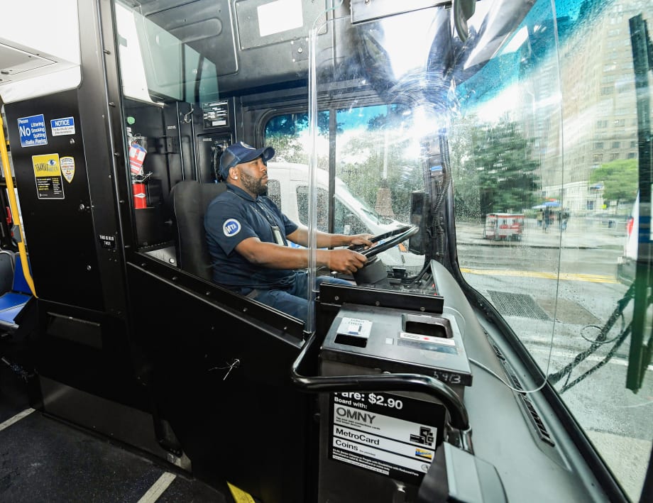 New York MTA Testing New Features on Buses to Improve Operator, Customer Safety