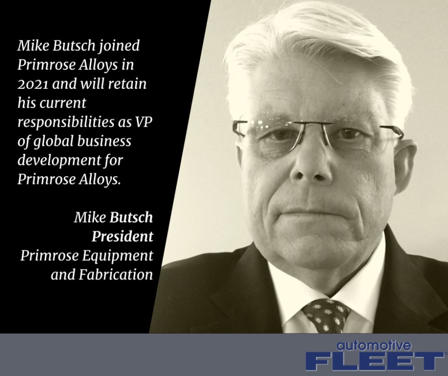 Butsch Named President of  Primrose Equipment and Fabrication