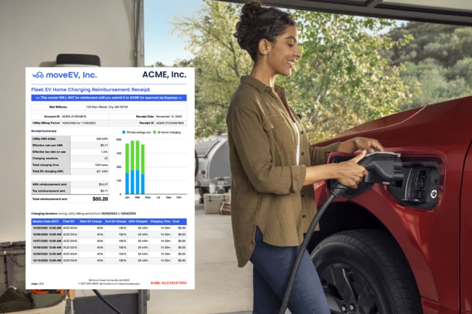 How to Handle EV Reimbursement for At-Home Work Truck Charging 