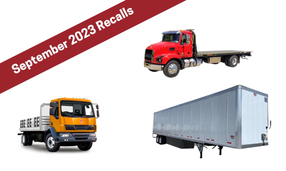 Stay Informed: Heavy Truck Recalls in September 2023
