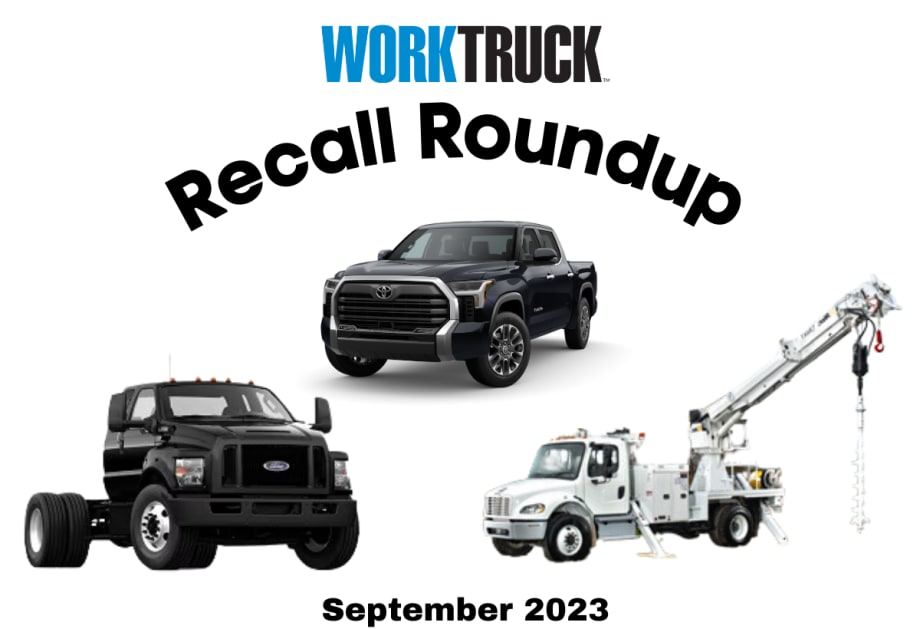 Recall Roundup: September 2023