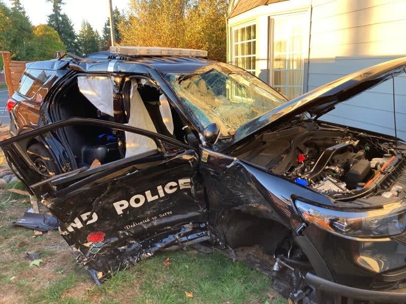 2 Portland Officers Injured When Patrol SUV Hit by Burglary Suspects