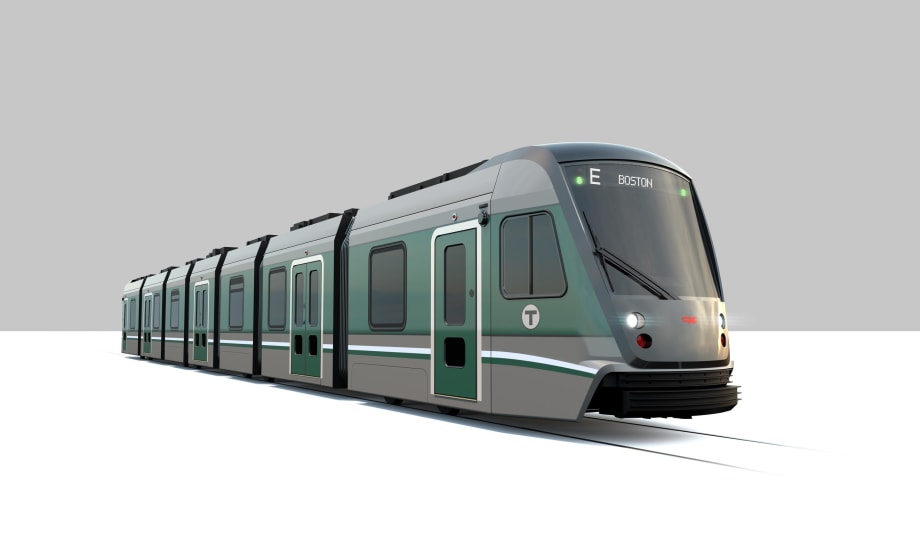 MBTA Announces New Green Line Car Exterior Paint Design